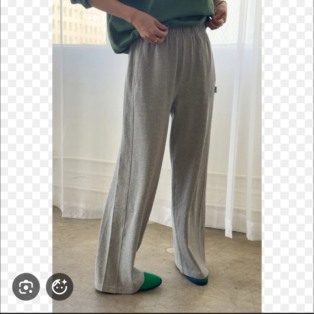 Le Bon Shoppe Grey Breezy Pants - L